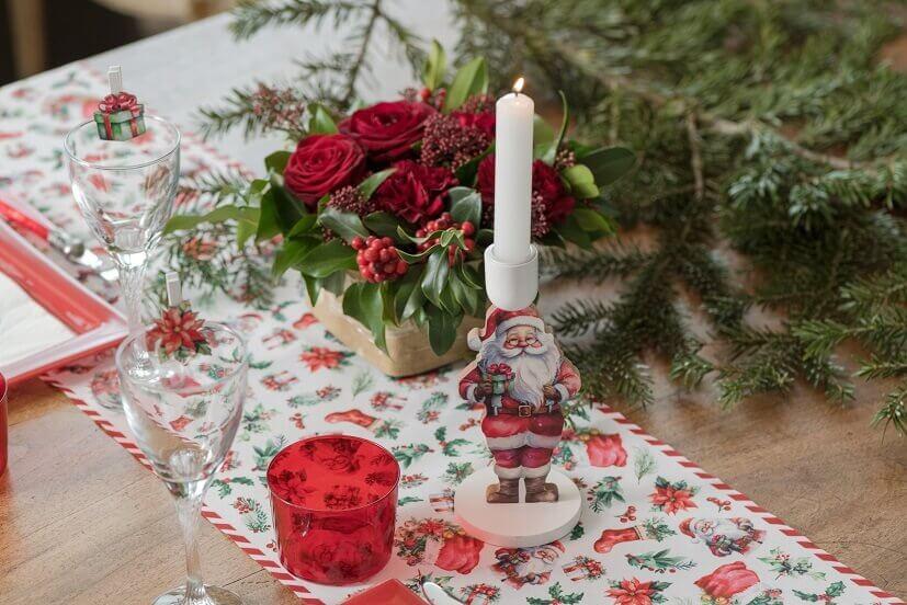 8711 bougeoir pere noel