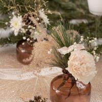 8717 decoration vase trendy cognac