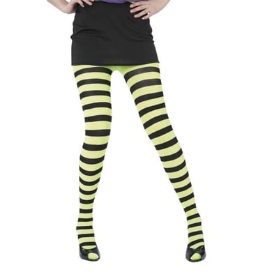 87270050 magasin accessoire deguisement halloween pas de calais collant raye noir jaune