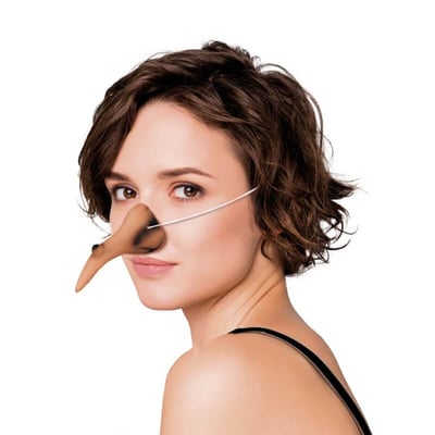 41251 accessoire de deguisement halloween nez de sorciere