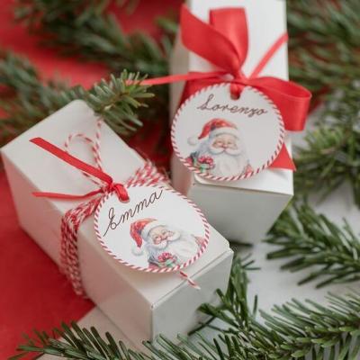 8734 corde de noel rouge et blanche