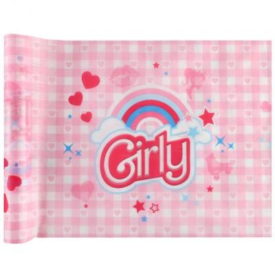 8772 chemin de table anniversaire poupee girly rose