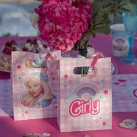 8779 sachet a cadeaux poupee girly rose