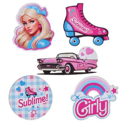 8781 confettis de table bois poupee girly anniversaire fille