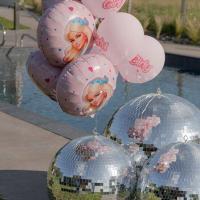 8785 decoration ballon aluminium poupee girly anniversaire fille