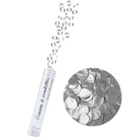 8788232 boutique article de fete canon a confettis pastille ronde argentee metallisee