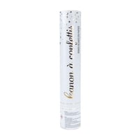 87882n30w boutique article de fete canon a confettis papier pastille blanche