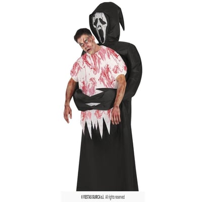 88025 magasin pas de calais costume gonflable halloween adulte fantome de la mort scream