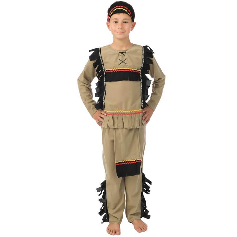 88144 taille 7 9 ans deguisement enfant garcon indien amerique