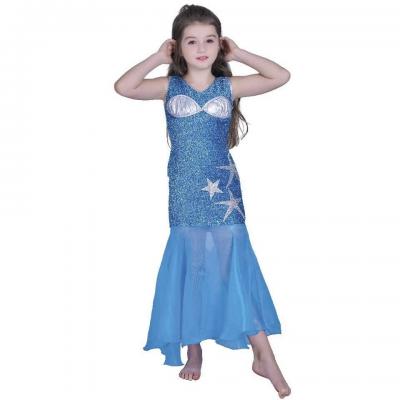 Costume Sirène de 5 à 6 ans REF/88213 (Déguisement fille Carnaval, anniversaire, mardi gras...)