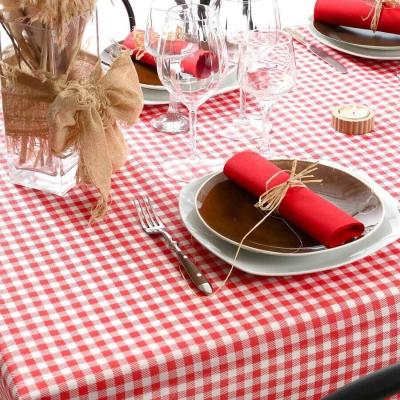 1 Rouleau nappe intissé Vichy rouge 120cm x 5m (80grs/m2) REF/8822