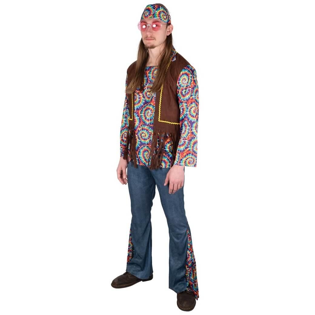 Déguisement hippie homme S/M 88361 : Festizy : Articles de fete