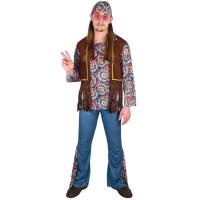 88362 taille l xl deguisement costume hippie annee 60 70