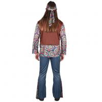 88362 taille l xl deguisement costume homme hippie annee 60 70