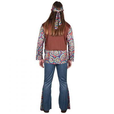 88362 taille l xl deguisement costume adulte hippie annee 60 70