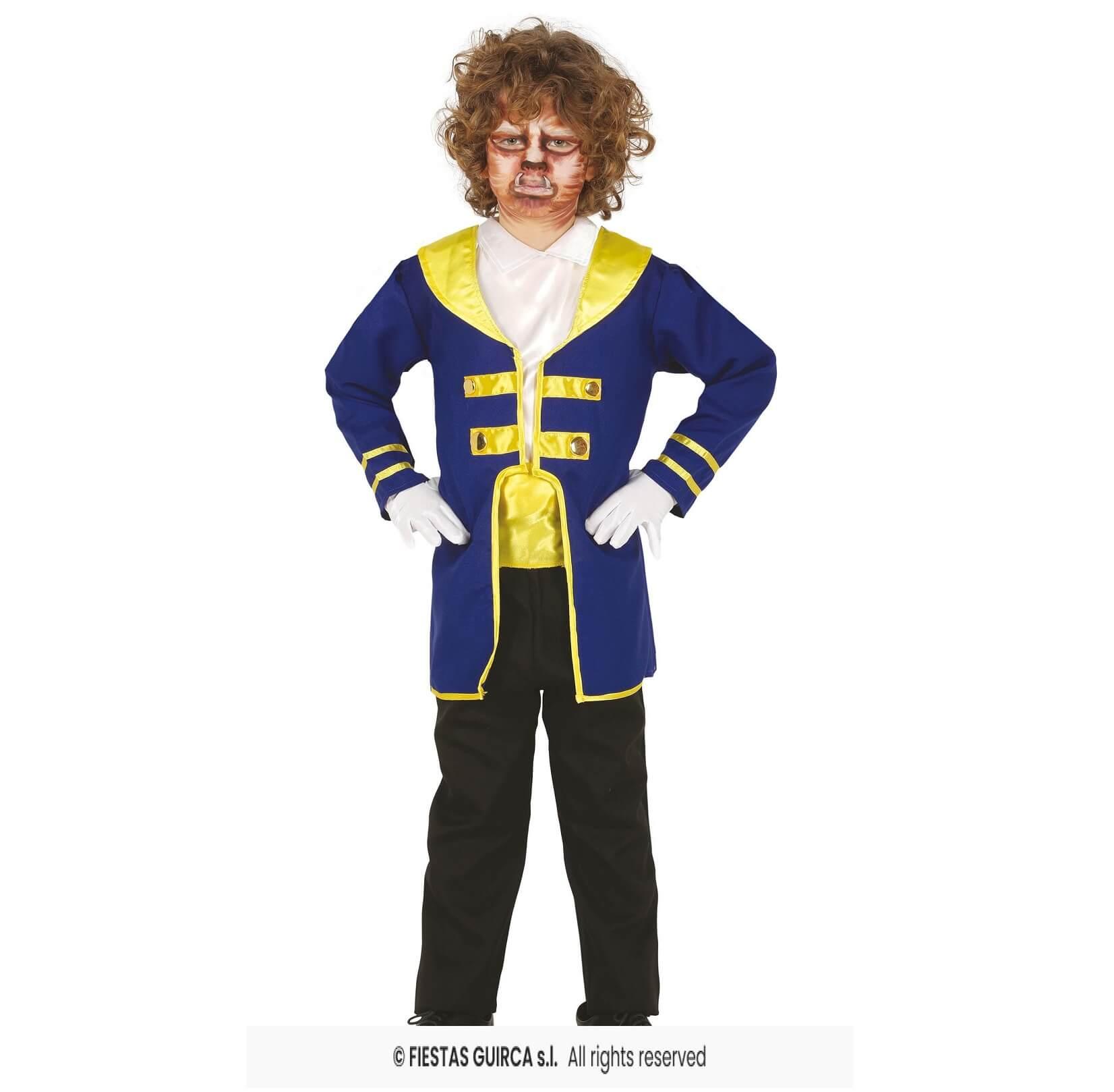 88424 taille 7 9 ans costume prince enchante monstrueux