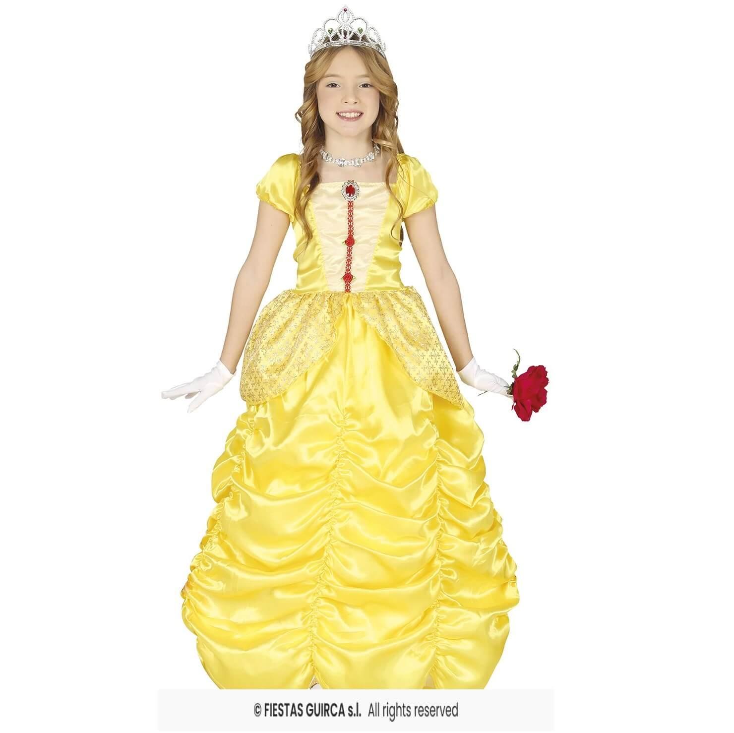 88525 taille 3 4 ans costume fille princesse jaune