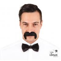 89036 moustache adhesive autocollante noire annees 1900