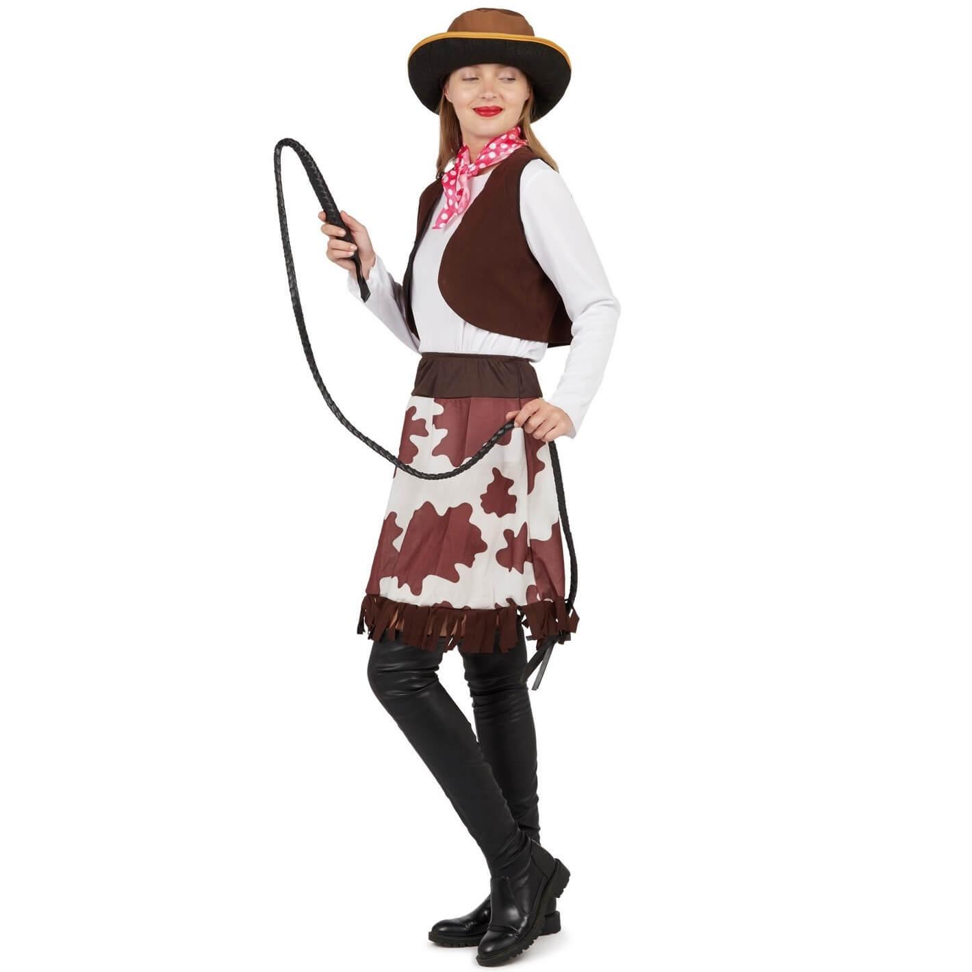 89129 taille l xl deguisement cow girl femme adulte amerique western