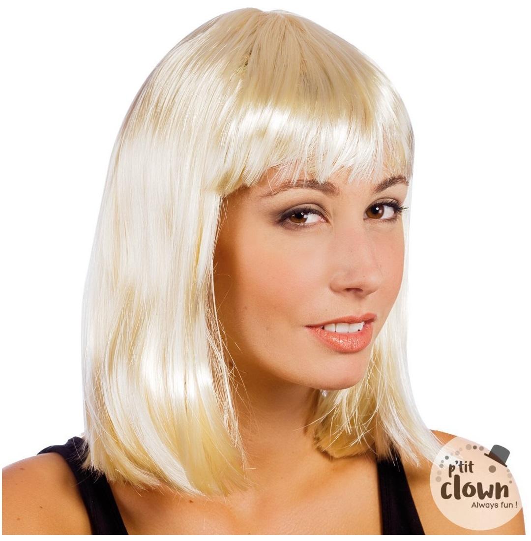 89204 accessoire de deguisement perruque blonde charleston adulte