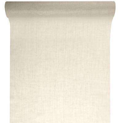 8997 decoration chemin de table ivoire mousseline