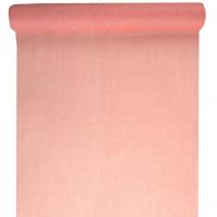 8997 rouleau chemin de table mousseline peche