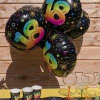 9015 decoration de salle anniversaire 18ans ballon en aluminium