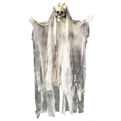 902139 decoration halloween mariee de la mort suspendue 120cm
