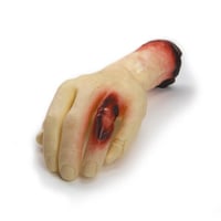 90287 boutique decoration halloween main de zombie dechiquettee