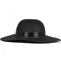 91041 deguisement chapeau rabbi jacob noir avec tresses