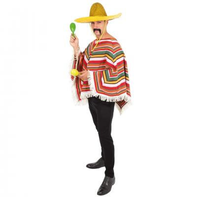 91224 degusiement adulte poncho mexicain