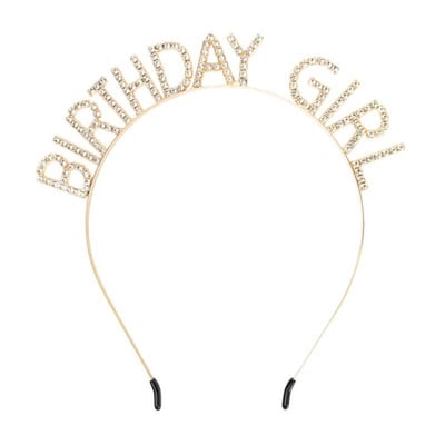 9123545 boutique cadeaux fete anniversaire pas de calais serre tete birthday girl dore or metallique