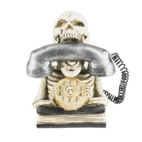 91253010 decoration halloween telephone cranium lumineux tete de mort