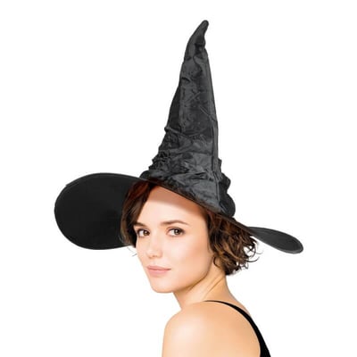 9127 magasin pas de calais accessoire halloween chapeaux sorciere noire ondule