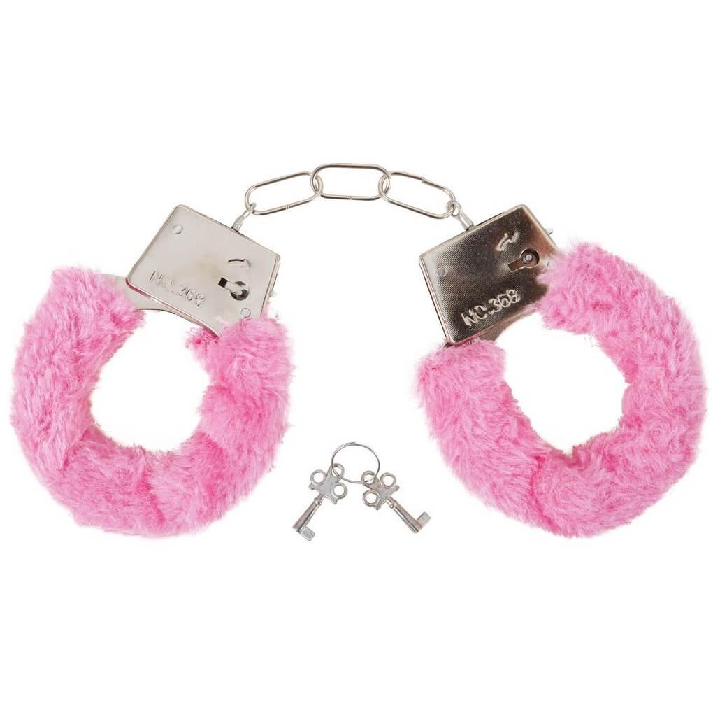 91290 menottes avec fourrure rose