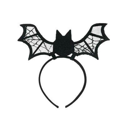 9135005 boutique pas de calais accessoire halloween serre tete chauve souris dentelle noir