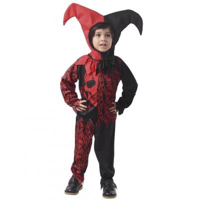 Costume Clown Diabolique REF/92745 (Déguisement enfant Halloween 1/2 ans)
