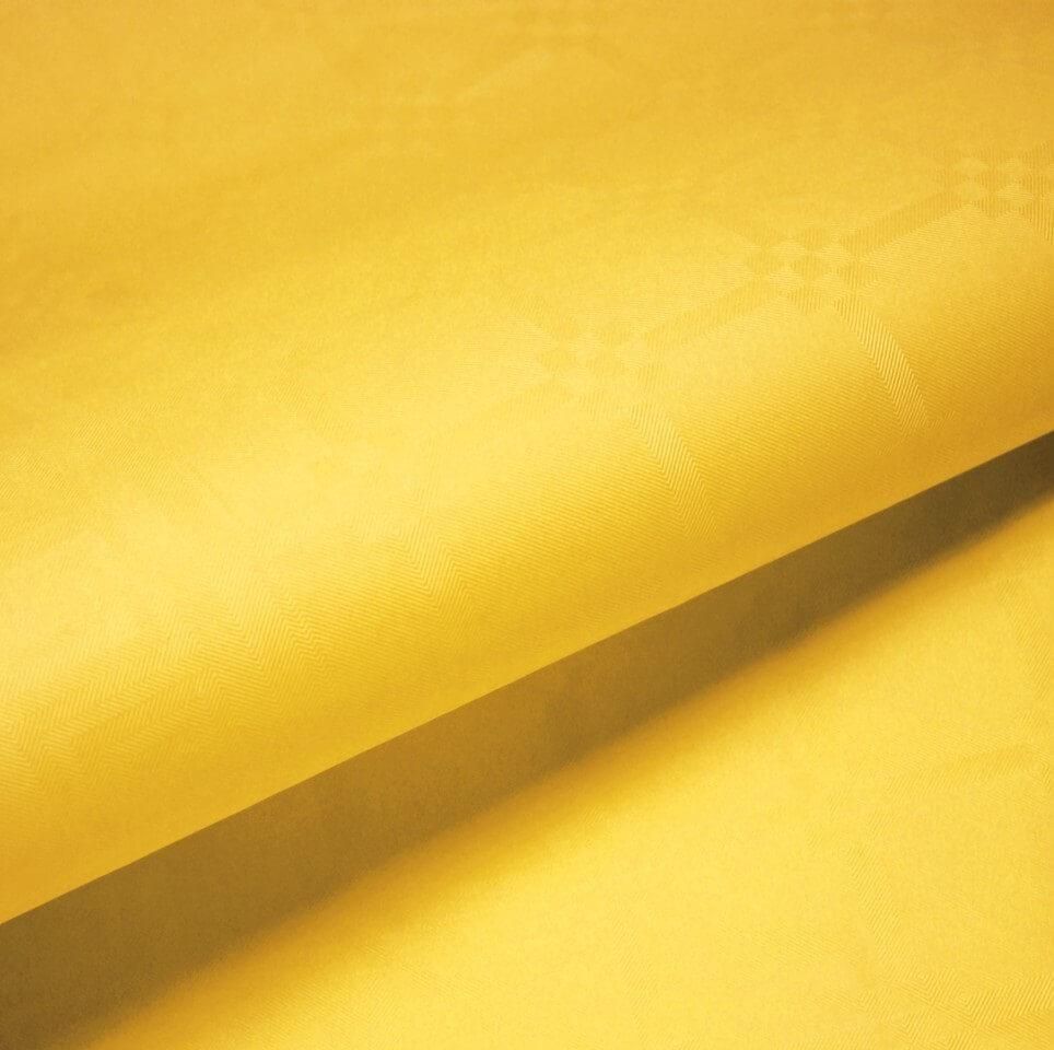 9281 rouleau nappe papier damassee jaune vif 6m