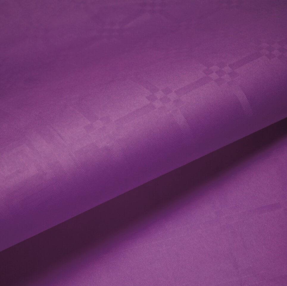 9284 rouleau nappe papier damassee violet 6m