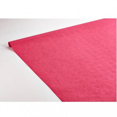 9303 rouleau nappe papier damassee rose fuchsia framboise 6m