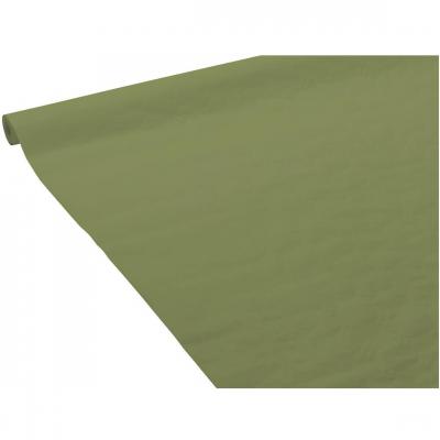 9308 rouleau nappe papier damassee vert olive 6m