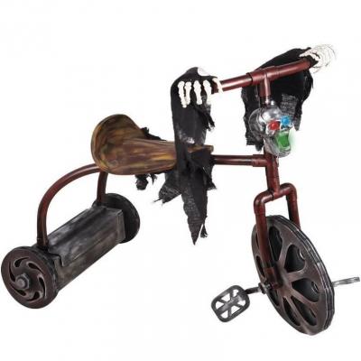 1 Tricycle hanté 58 x 42cm REF/94336 (décoration d'Halloween animé, sonore et lumineux)