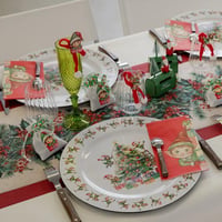 9600 boutique pas de calais decoration serviette de table lutin de noel