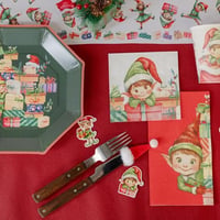 9600 boutique pas de calais serviette de table lutin de noel