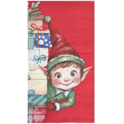 9600 magasin pas de calais serviette de table lutin de noel