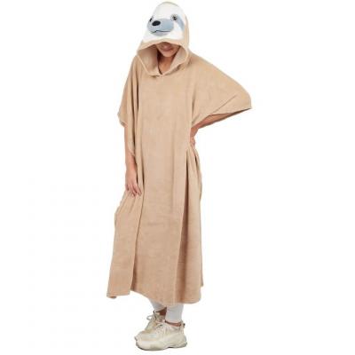 97005 deguisement adulte poncho paresseux