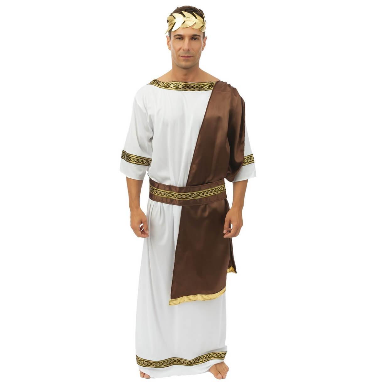 99668 taille l xl costume deguisement adulte homme grec