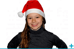 Accessoire de deguisement avec bonnet de fete noel enfant