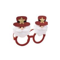 Accessoire de deguisement lunette de pere noel