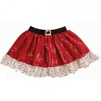 Accessoire de deguisement noel enfant avec tutu a sequins